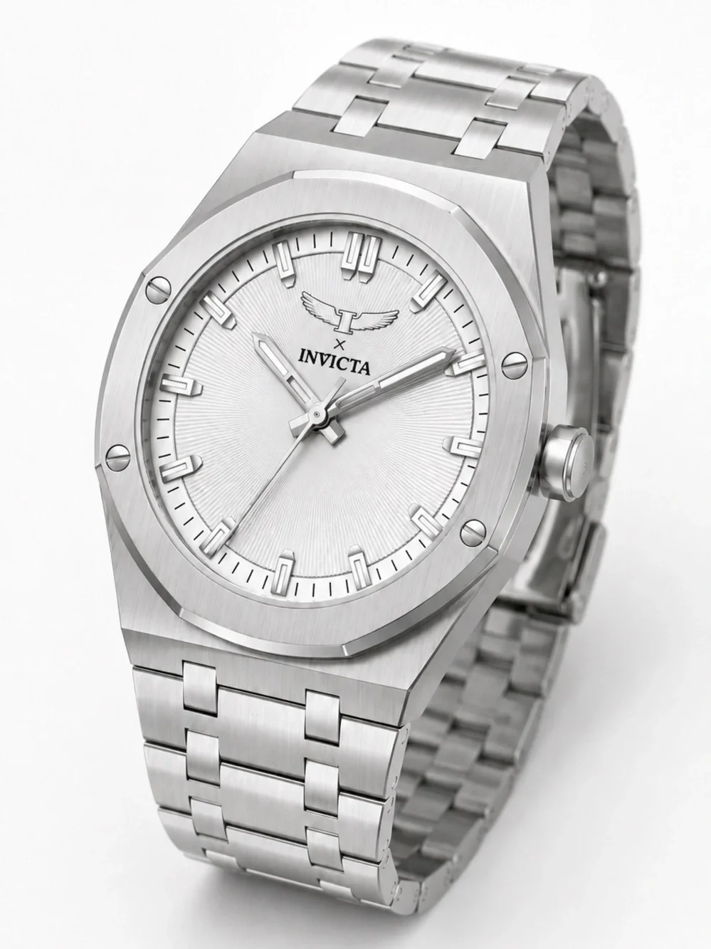 Invicta Specialty I 69958 Men’s 42mm Silver Quartz Stainless Watch NIB
